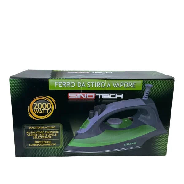 Ferro Da Stiro A Vapore Sinotech 2000W Piastra In Acciaio Regolatore Vapore