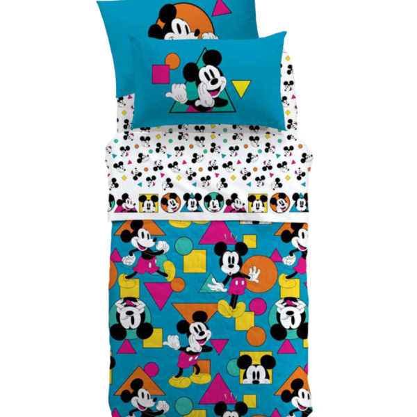 Copriletto Trapuntino Caleffi Disney “Mickey Geo” Letto Singolo In Puro Cotone Copriletto Trapuntino Caleffi Disney “Mickey Geo” Letto Singolo In Puro Cotone