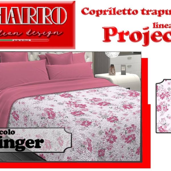 Trapuntino Copriletto Primaverile Charro “Ginger” Letto Matrimoniale Stampa Floreale Trapuntino Copriletto Primaverile Charro “Ginger” Letto Matrimoniale Stampa Floreale