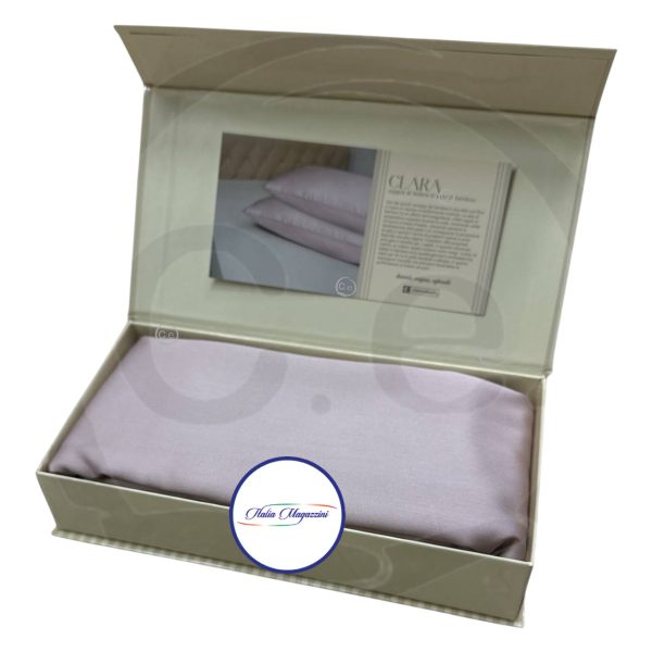 Coppia Federe Per Guanciale In Seta Biancaluna 52×82 cm In Tinta Unita Coppia Federe Per Guanciale In Seta Biancaluna 52×82 cm In Tinta Unita