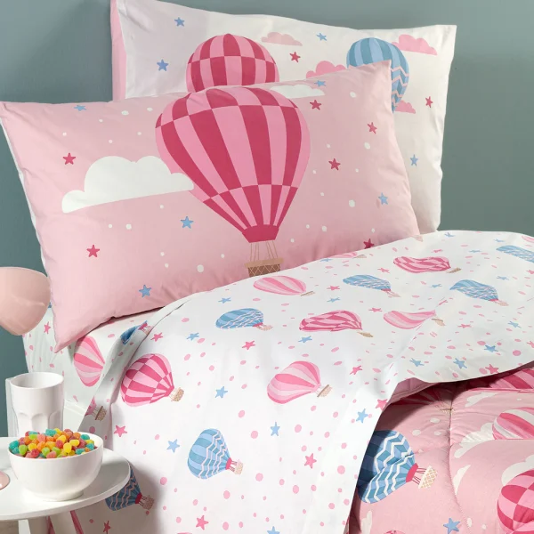 Completo Lenzuola Caleffi Kids Star Letto Singolo Una Piazza E Mezza Cotone