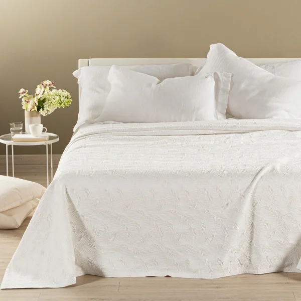 Copriletto Leggero Primaverile Caleffi “Egeo” Letto Matrimoniale In Cotone