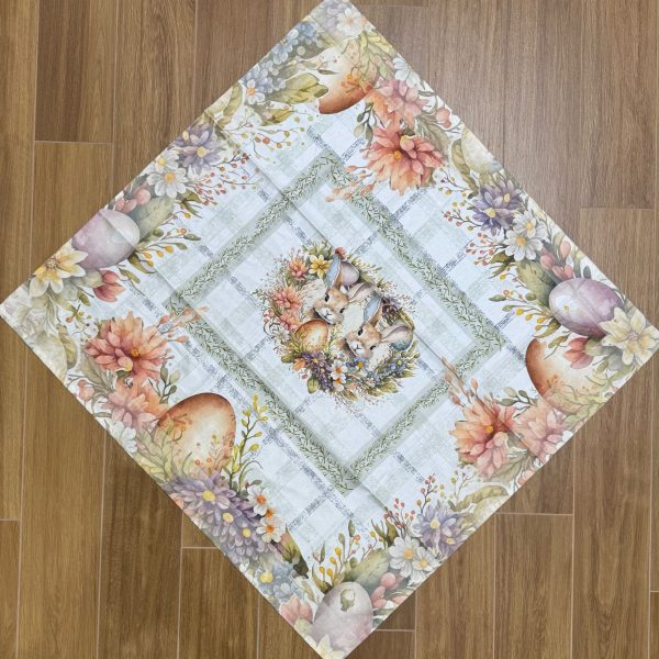 Centrotavola Vingi Pasqua In Cotone Centro Pasquale Decorazione Tavola 93x93Cm Centrotavola Vingi Pasqua In Cotone Centro Pasquale Decorazione Tavola 93x93Cm