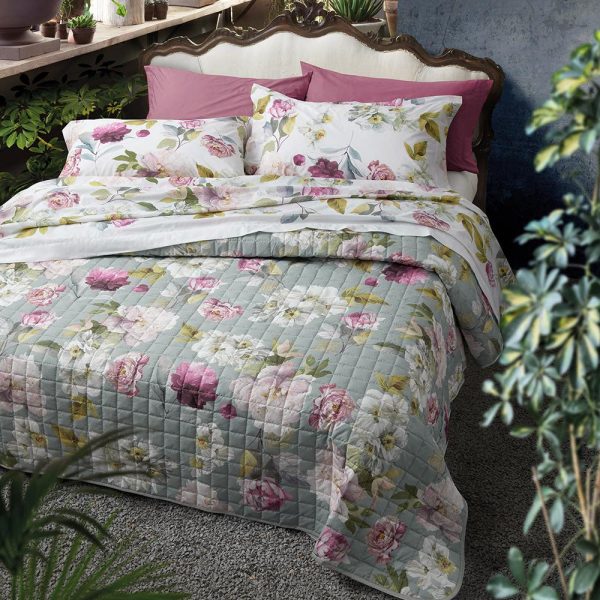 Copriletto Trapuntato Gabel “Peony” Letto Matrimoniale 2 Piazze In Puro Cotone Copriletto Trapuntato Gabel “Peony” Letto Matrimoniale 2 Piazze In Puro Cotone