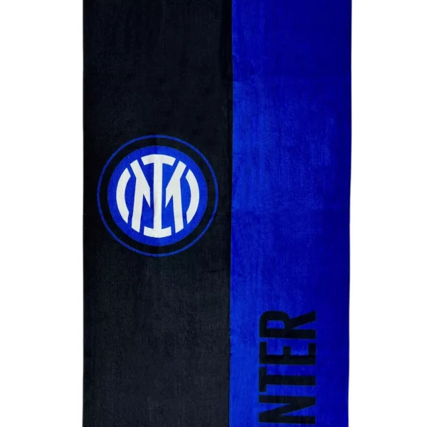Telo Mare Piscina F.C. Inter Prodotto Ufficiale 70X140 Cm 100% Spugna Di Cotone