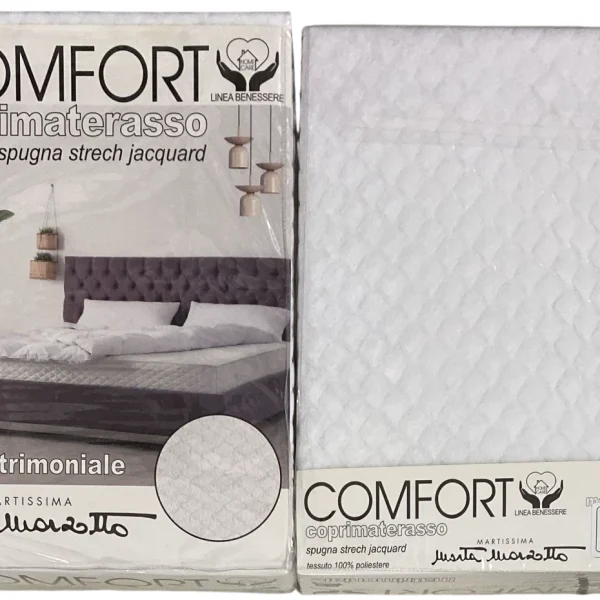 Coprimaterasso Marta Marzotto In Spugna Jacquard Singolo/1.5P/Matrimoniale