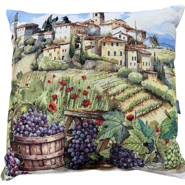 Cuscino Arredo Decorativo Vingi 45×45 Cm In Tessuto Gobelin Made In Italy