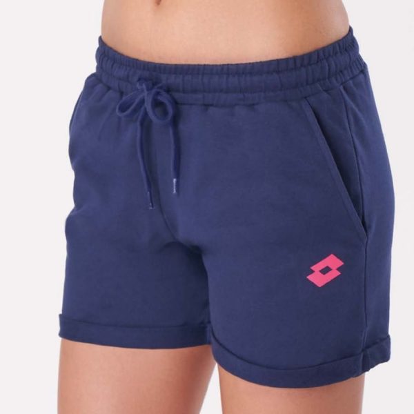Pantaloncini Lotto Donna Sportivi Short Estivo In Puro Cotone Elasticizzato