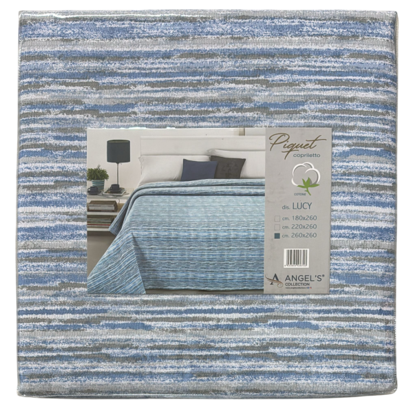 Copriletto Leggero Estivo Angel’s Singolo 1.5P Matrimoniale In Cotone Piquet