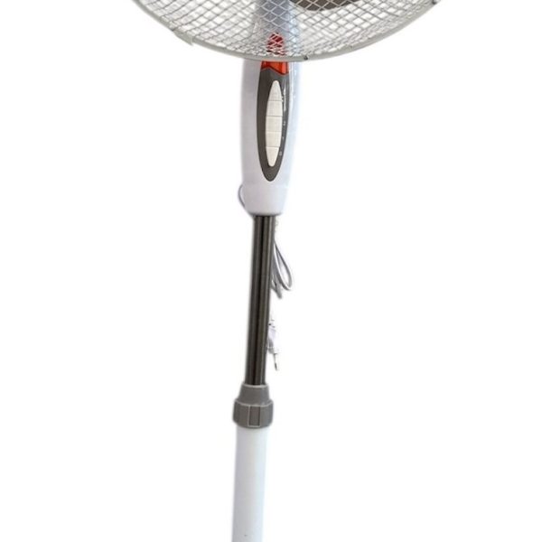 Ventilatore A Piantana Con 3 Pale In Plastica Regolabile Oscillante 3 Velocità