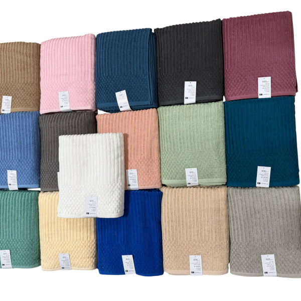 Set Bagno Capricci Asciugamano Viso Ospite Telo Bagno Tinta Unita Spugna 600 gr