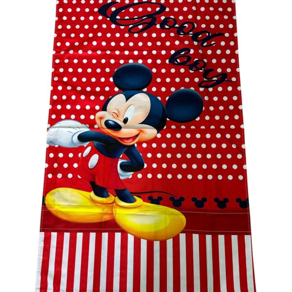 Telo Mare Bambino Topolino Mickey Mouse Microfibra Piscina Spiaggia Asciugamano