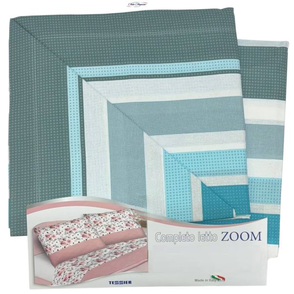 Completo Lenzuola Letto Singolo Matrimoniale Tessier In Cotone Made In Italy Completo Lenzuola Letto Singolo Matrimoniale Tessier In Cotone Made In Italy