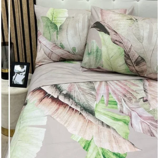 Completo Lenzuola Letto Matrimoniale Renato Balestra Petra In Puro Cotone 100%
