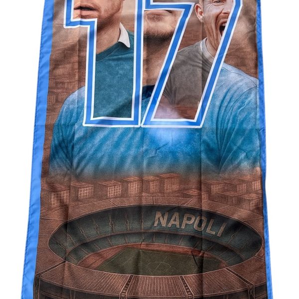 Telo Mare Spiaggia Napoli Kevin De Bruyne KDB 17 Misura 90×180 cm In Microfibra
