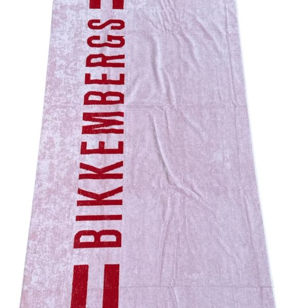 Telo Mare Asciugamano Piscina Bikkembergs 90×170 cm In Spugna Di Cotone