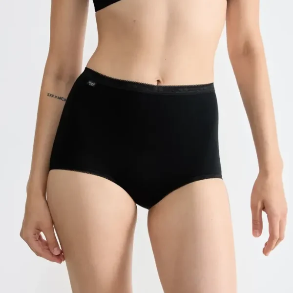 2 Culotte Maxi Donna Sloggi BiPack Cotone Elasticizzato Biancheria Intima