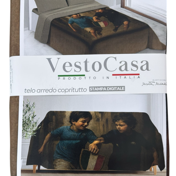 Copriletto Copritutto Leggero Estivo Marta Marzotto Scugnizzi Napoli Scudetto