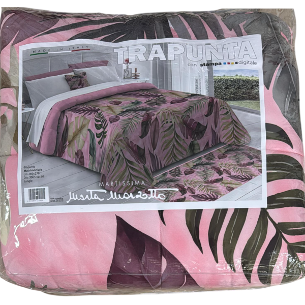 Trapunta Piumone Invernale Marta Marzotto “Jungle” Letto Matrimoniale Stampa 3D