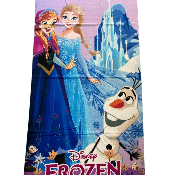 Telo Mare Spugna Bambina Disney Frozen Piscina Spiaggia Asciugamano 70×140 cm