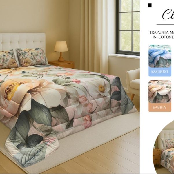 Trapunta Piumone Invernale Renato Balestra Cleo Letto Matrimoniale Elegante