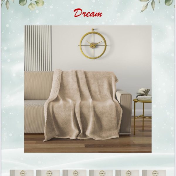 Coperta Plaid Agnellato Invernale Irge “Dream” In Flannel In Varie Dimensioni Coperta Plaid Agnellato Invernale Irge “Dream” In Flannel In Varie Dimensioni