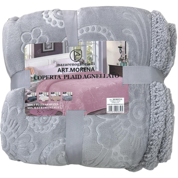 Coperta Plaid Agnellato Invernale Nazareno Gabrielli In Flannel Varie Dimensioni Coperta Plaid Agnellato Invernale Nazareno Gabrielli In Flannel Varie Dimensioni