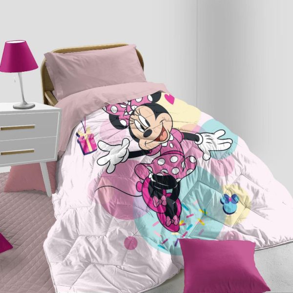 Trapunta Piumone Invernale Novia Disney Minnie Letto Singolo In Stampa Digitale