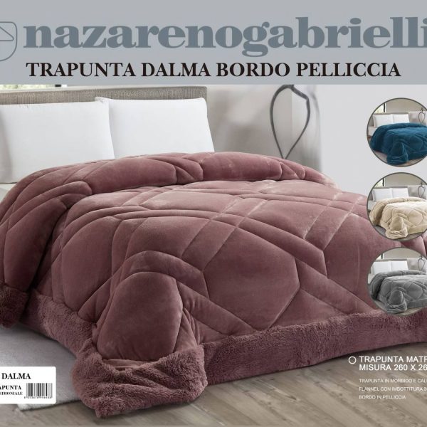 Trapunta Piumone Invernale Nazareno Gabrielli “Dalma” Matrimoniale In Flannel