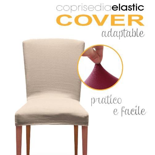 Coppia Coprisedia Sedia Vestisedia Zucchissime Cover Con Schienale Elasticizzato