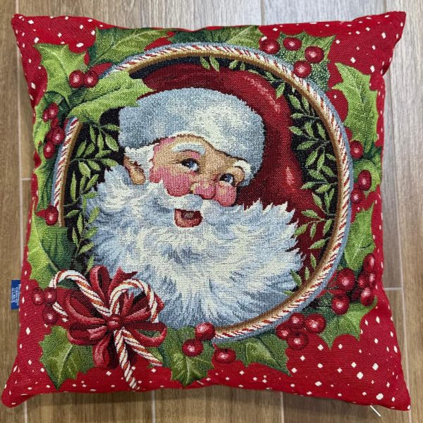 Cuscino Arredo Vingi Natale 45×45 Cm In Gobelin Fantasia Decorazione Natalizia