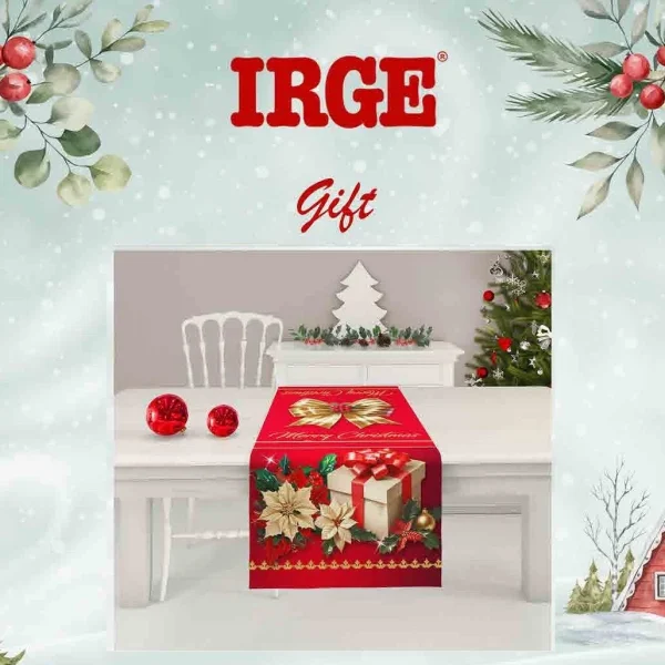 Runner Strisca Natale Fantasia Natalizia Irge Decorazione Da Tavola 45×140 Cm Runner Strisca Natale Fantasia Natalizia Irge Decorazione Da Tavola 45×140 Cm