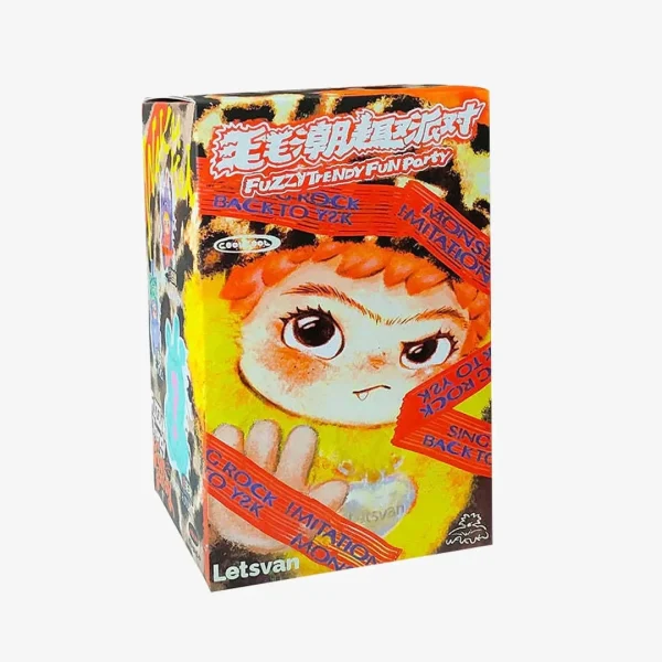 Wakuku Fuzzy Trendy Fun Party Portachiavi Regalo Peluche Giocattolo Collezione