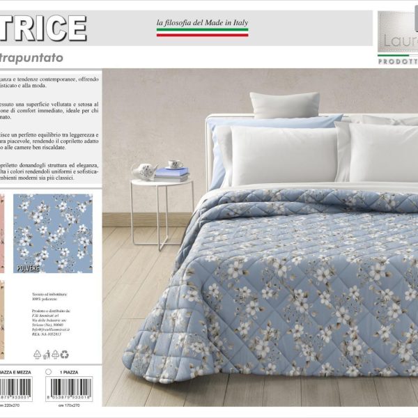 Trapuntino Copriletto Letto Matrimoniale Primaverile Laura Blasi Beatrice Fantasia Floreale Trapuntino Copriletto Letto Matrimoniale Primaverile Laura Blasi Beatrice Fantasia Floreale
