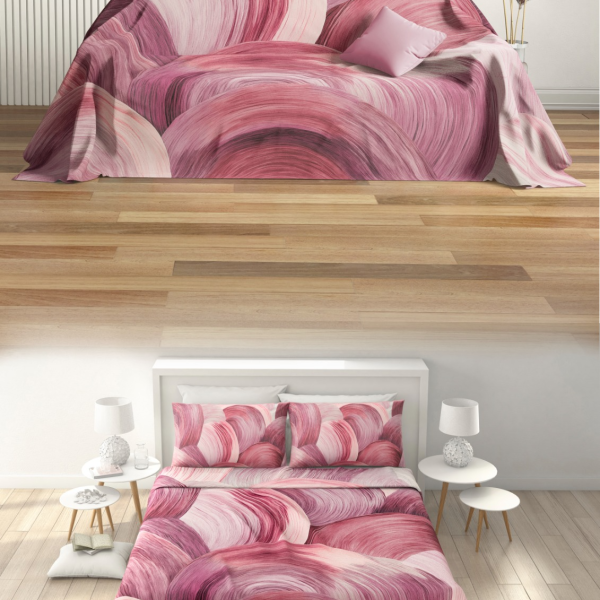Copriletto Copritutto Foulard Irge “Madison” 240×270 cm Stampa Digitale Telo Arredo Multiuso per Letto e Divano Leggero Estivo