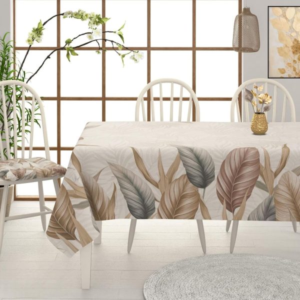 Tovaglia con Foglie – Copritavolo con Stampa Digitale Moderna, Elegante e Resistente – Per Tavoli da 6, 12 e 18 Posti – Tessuto Facile da Pulire Tovaglia con Foglie – Copritavolo con Stampa Digitale Moderna, Elegante e Resistente – Per Tavoli da 6, 12 e 18 Posti – Tessuto Facile da Pulire